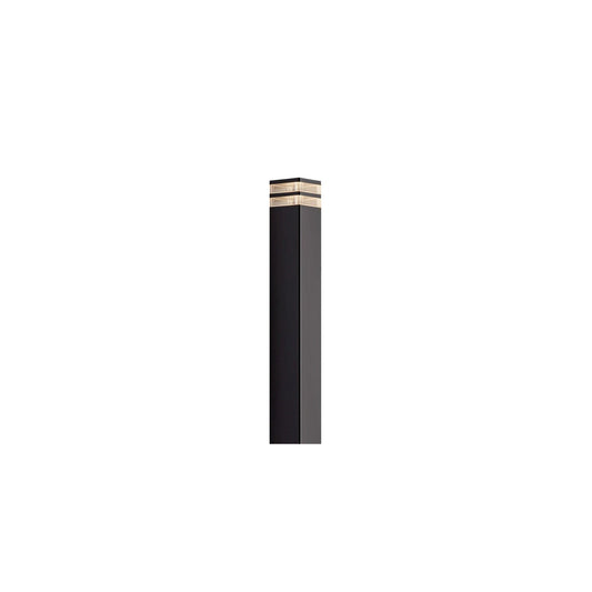 Elm Outdoor Bollard in Black