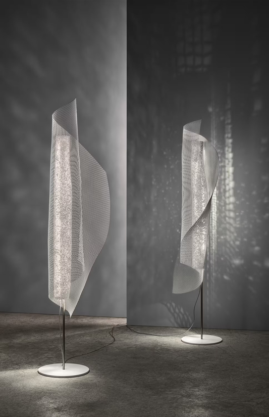 Clara LED Floor Lamp White