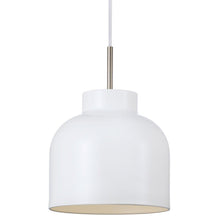 Julian Metal Pendant White
