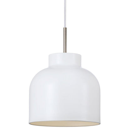 Julian Metal Pendant White