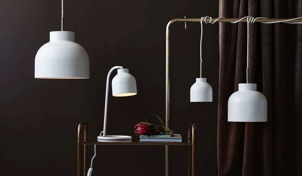 Julian Metal Pendant White