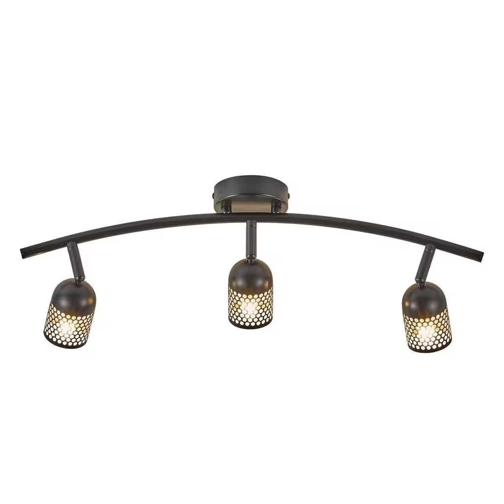 Alfred 3-Spot Ceiling Light Black