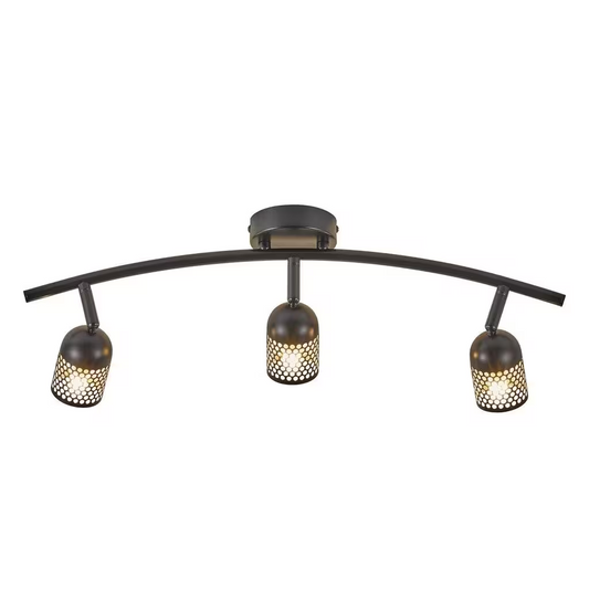 Alfred 3-Spot Ceiling Light Black
