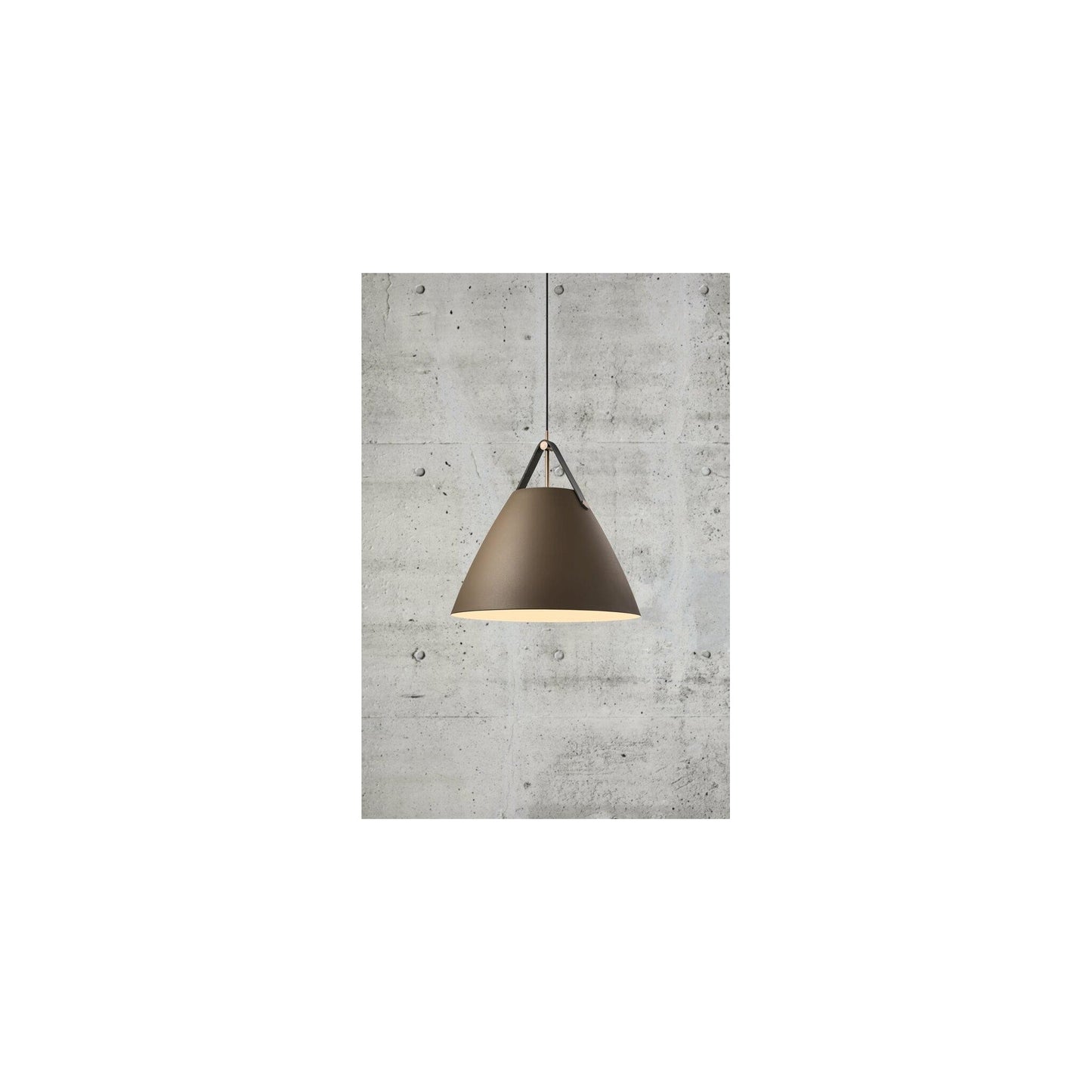 Strap 48 Pendant Beige with Leather Detail