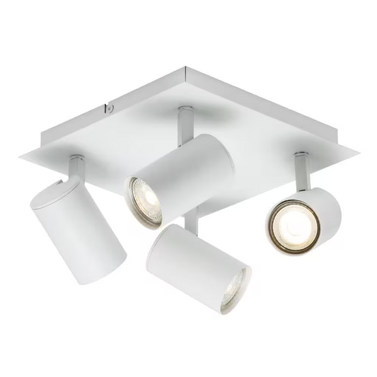 Frida 4-Spot Square Ceiling Light White