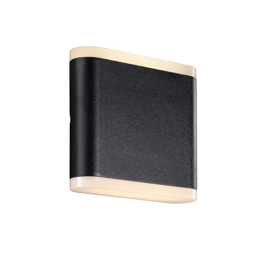 Akron 11 LED Outdoor Wall Light Black