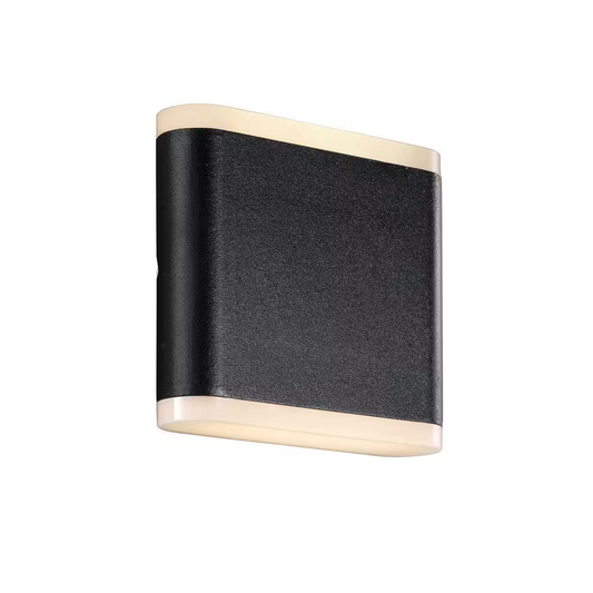 Akron 11 LED Outdoor Wall Light Black