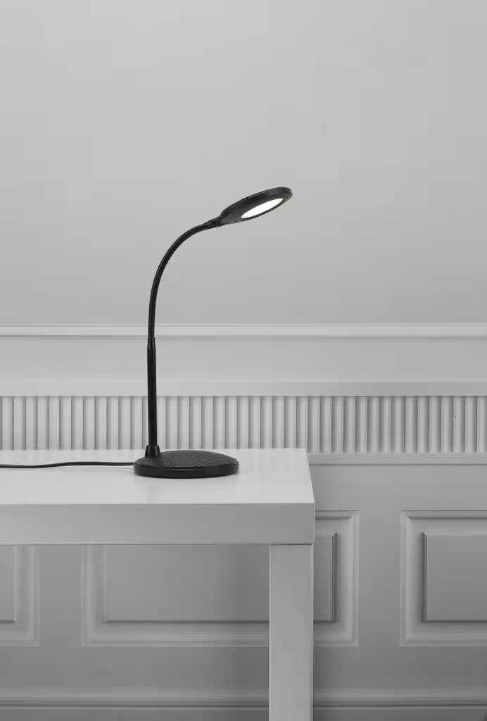 Dove Flexible Table Lamp Black