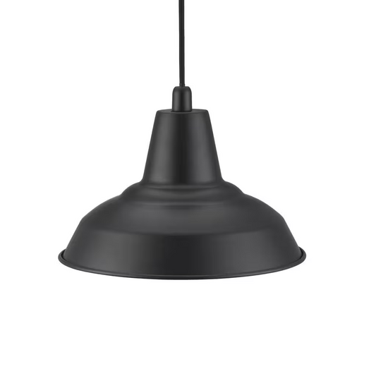 Lyne Metal Pendant Black