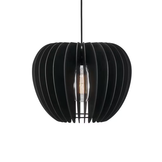 Tribeca 38 Wood Pendant Black
