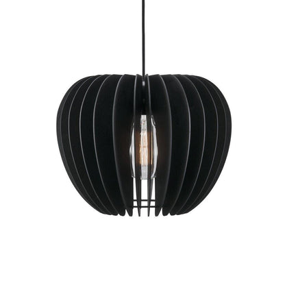 Tribeca 38 Wood Pendant Black