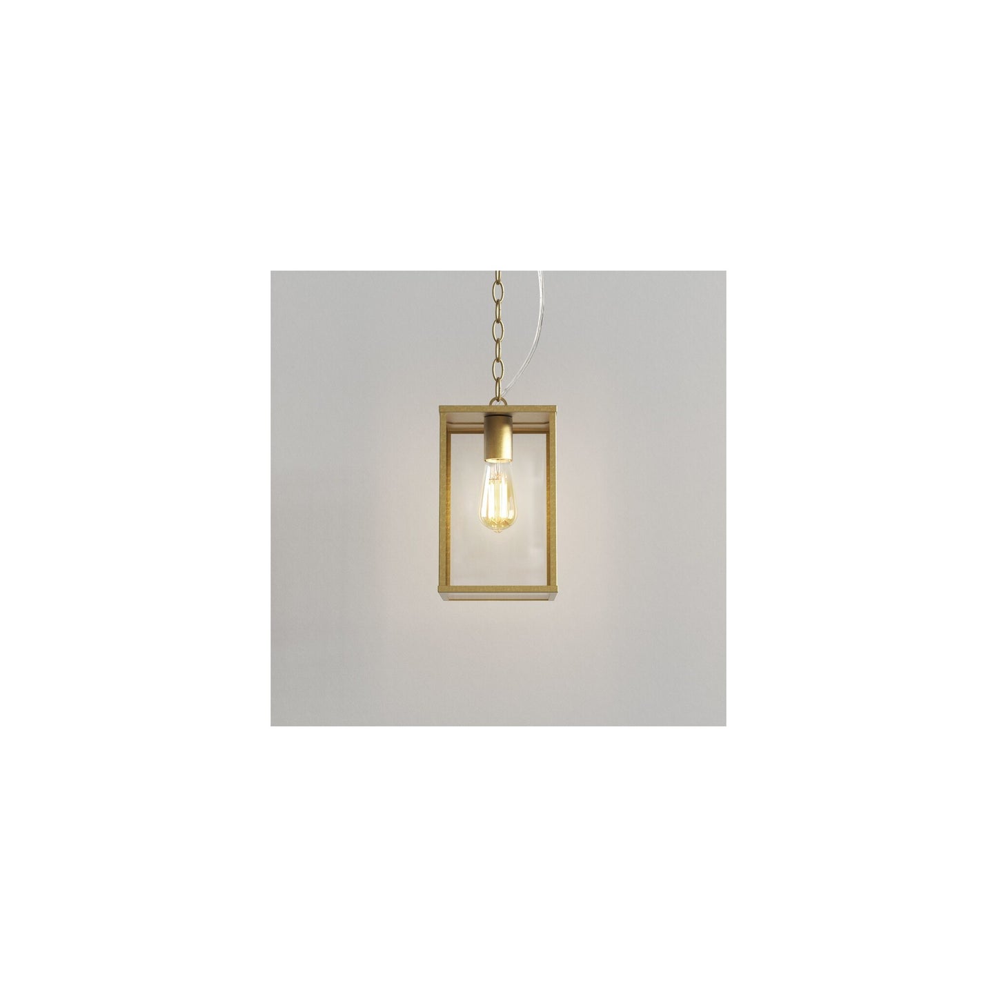 Homefield 240 Pendant Natural Brass