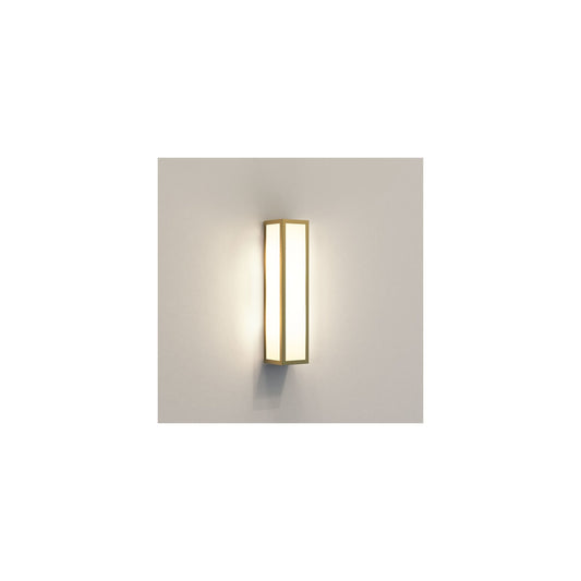 Salerno Exterior Wall Light with Opal Glass