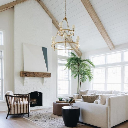 Classic Two-Tier Ring Chandelier