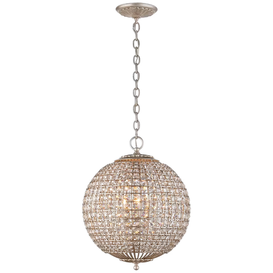 Renwick Sphere Pendant with Crystal