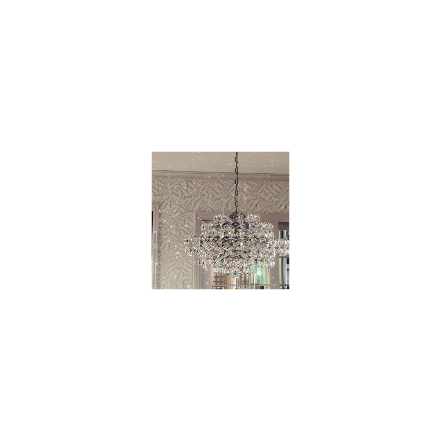 Sanger Chandelier with Crystal
