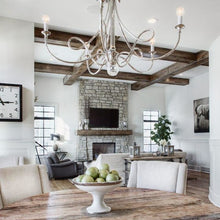 Double Twist Large Five-Light Chandelier