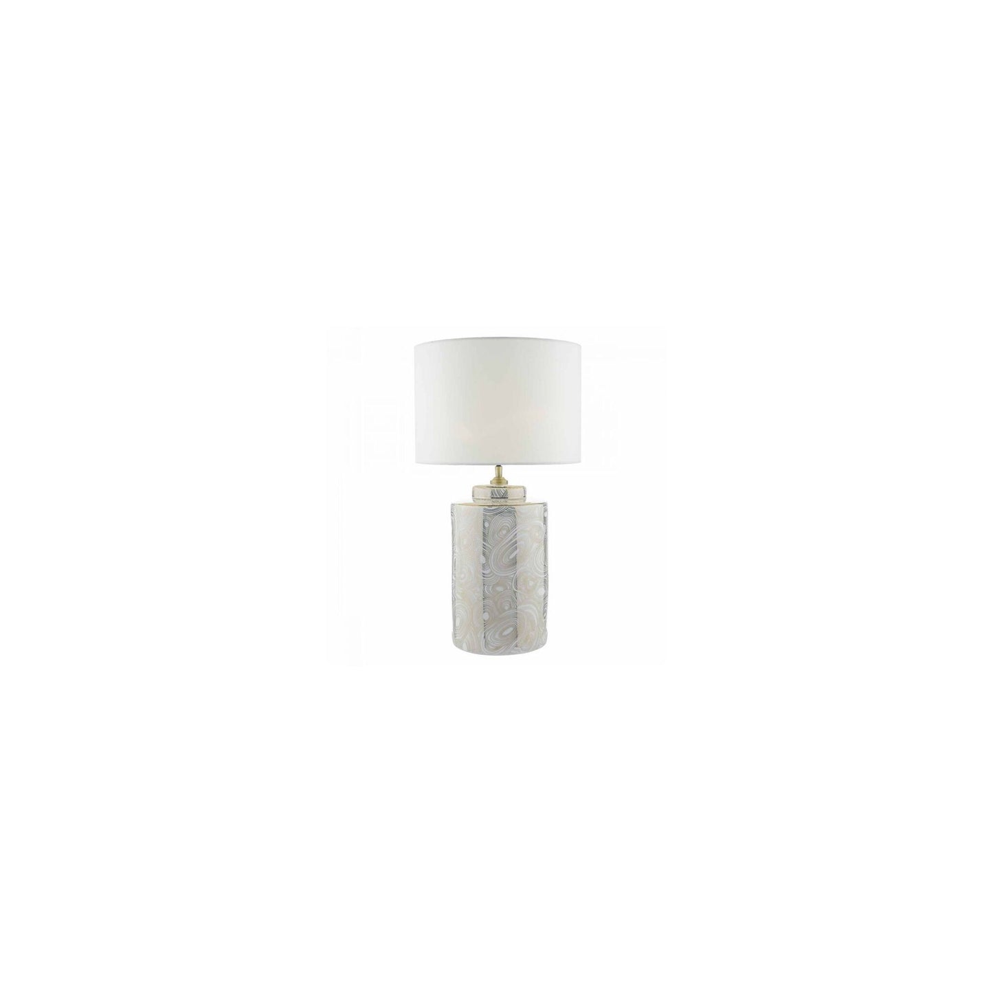 Ayesha Table Lamp White & Gold