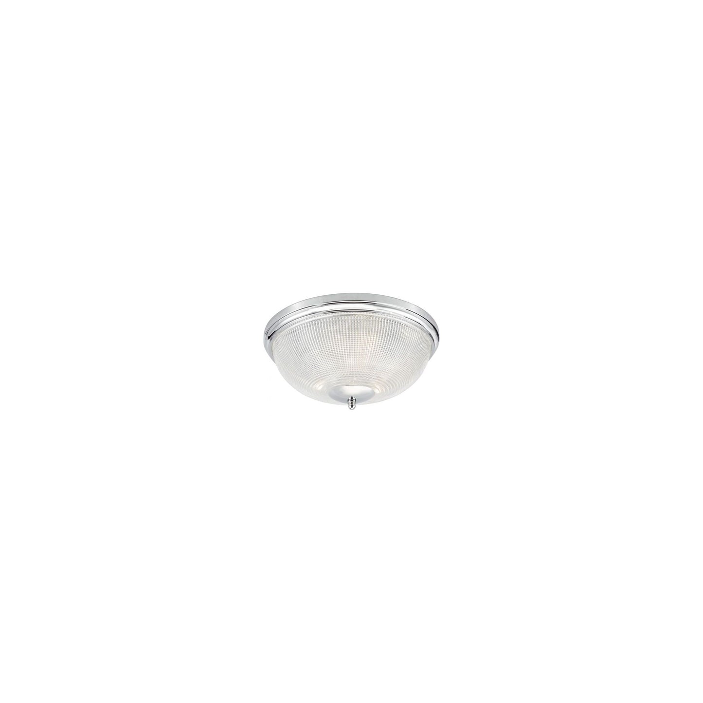 Arbor 3-Light Flush Mount Polished Chrome & Glass IP44