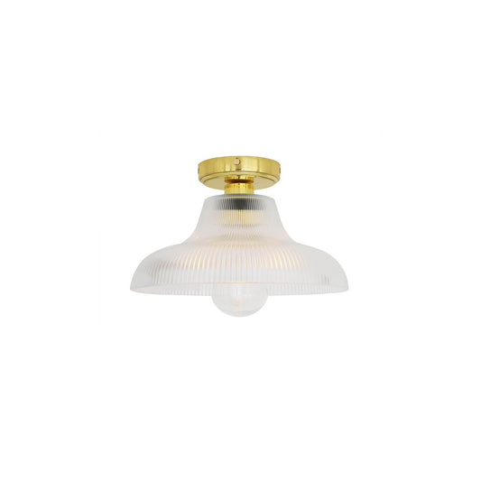Aquarius Prismatic Glass Ceiling Light IP65