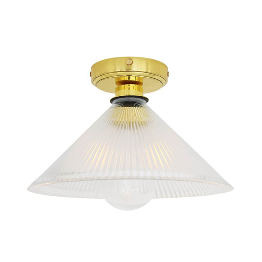 Beck Opal Glass Ceiling Light IP65