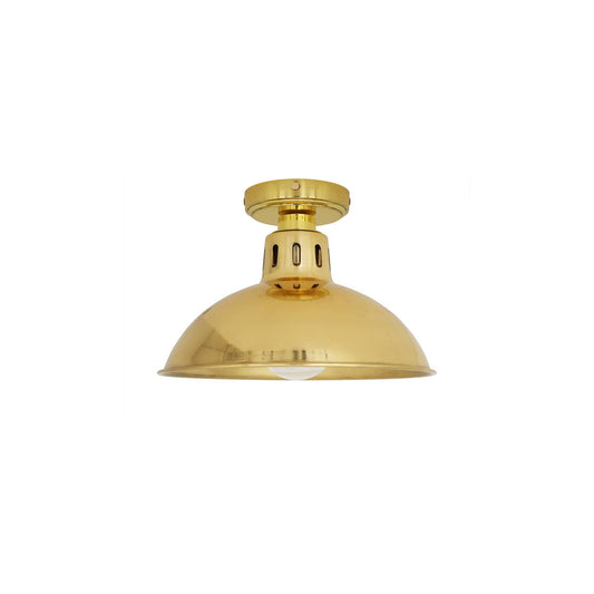 Talise Industrial Brass Ceiling Light IP65