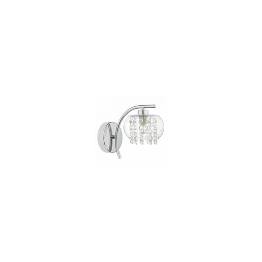 Elma Wall Light Polished Chrome & Glass