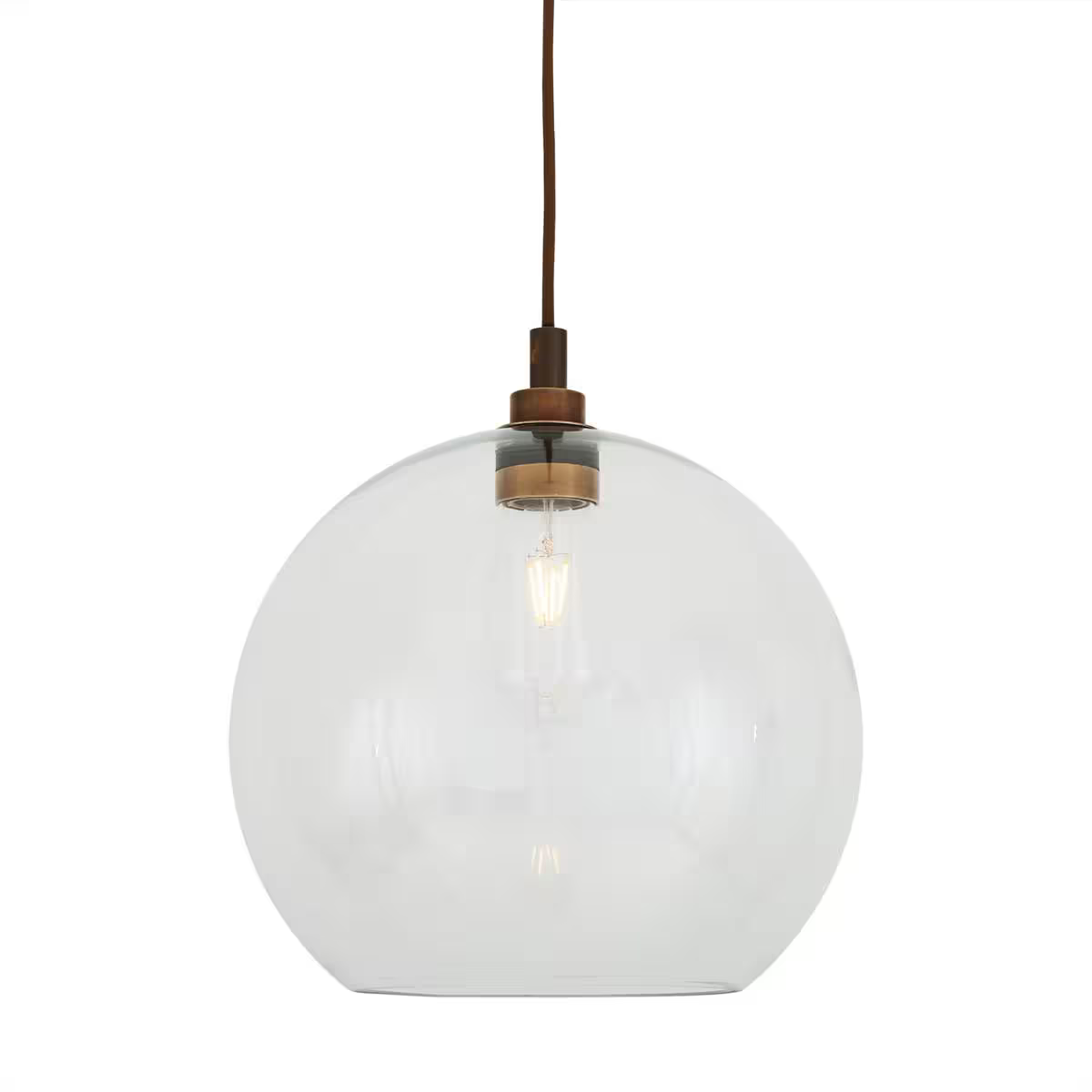 Leith 35cm Open Globe Pendant Light IP65