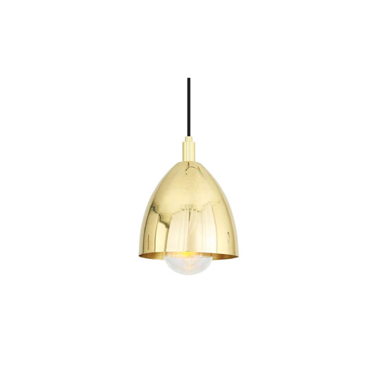 Jorah Brass Cone Pendant Light IP65