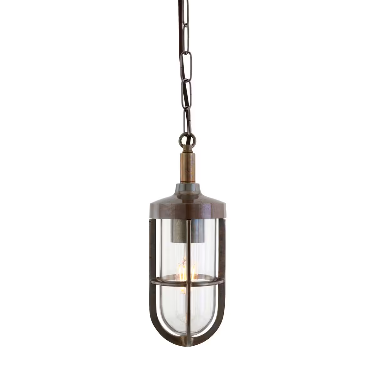 Owel A Nautical Brass Pendant Light IP65