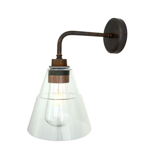 Kairi Modern Glass Bathroom Wall Light