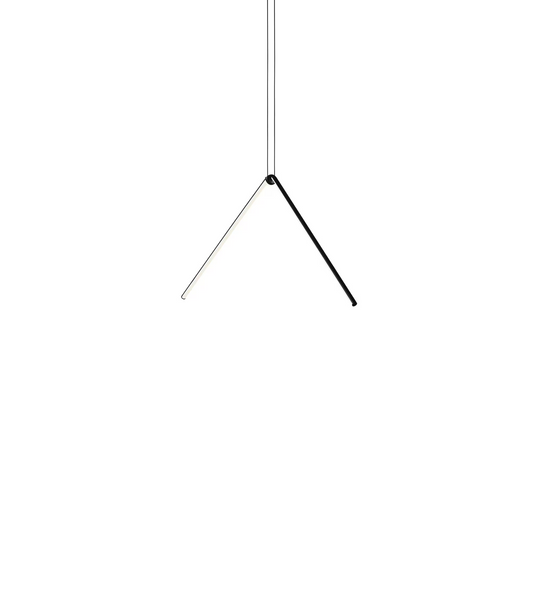 Arrangements Broken Line LED Pendant Matt Black