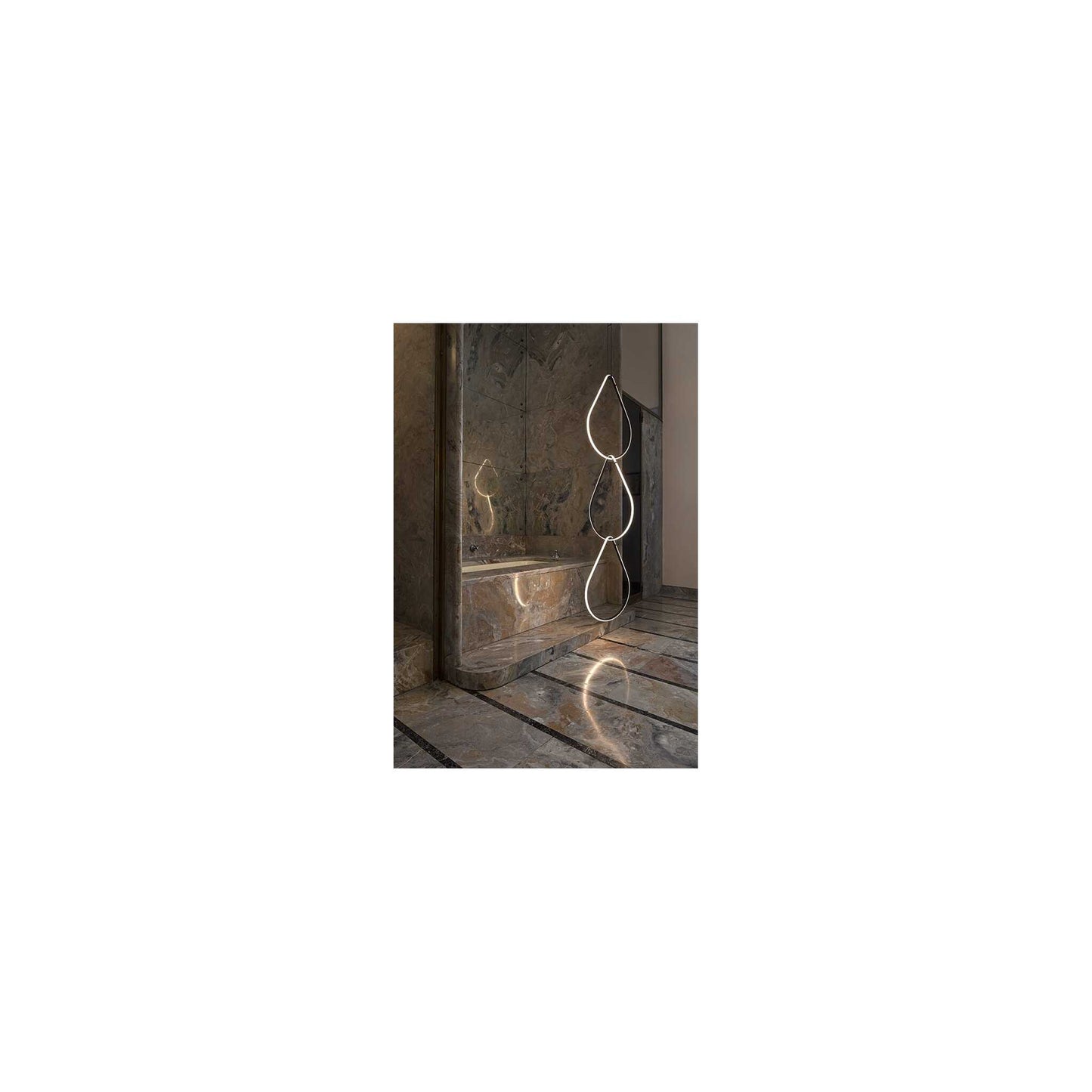 Arrangements Drop Up LED Pendant Matt Black