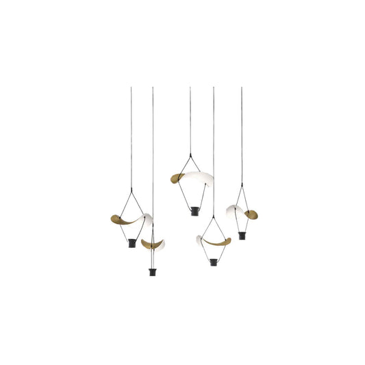 Vollee C5 P 5-Light LED Bar Pendant