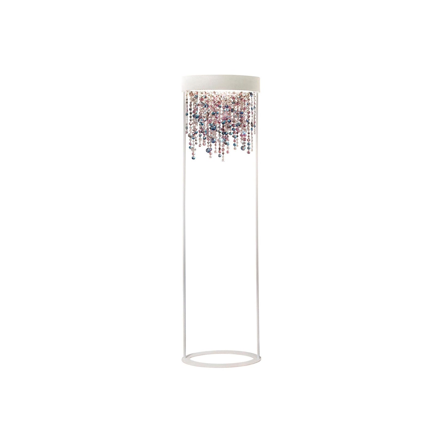 Ola STL2 E27 Floor Lamp with Colored Glass