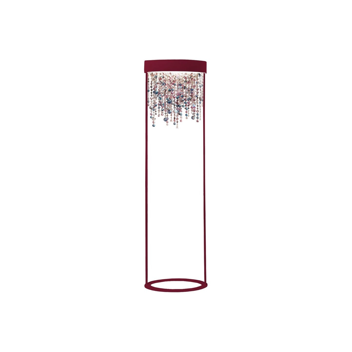 Ola STL2 E27 Floor Lamp with Colored Glass