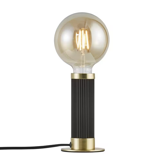 Galloway Table Lamp Black & Brass