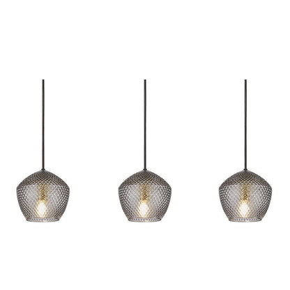 Orbform 3-Light Pendant Smoke