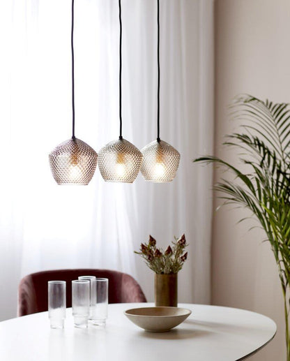 Orbform 3-Light Pendant Smoke