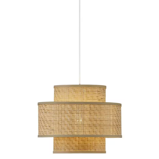 Trinidad Wooden Pendant Natural Brown