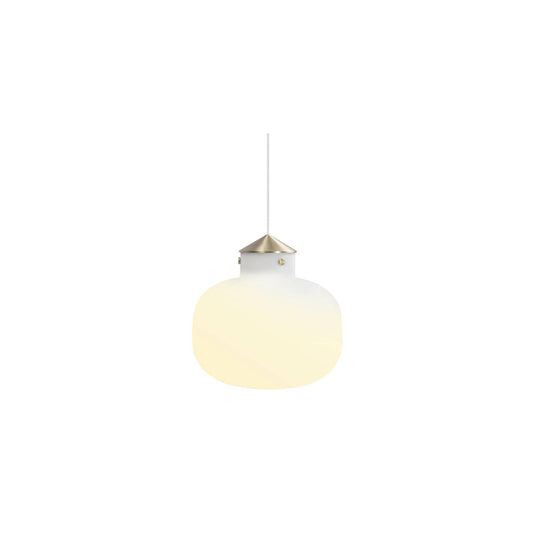 Raito 30 Oval Pendant Brass