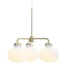 Raito 3-Arm Pendant Brass