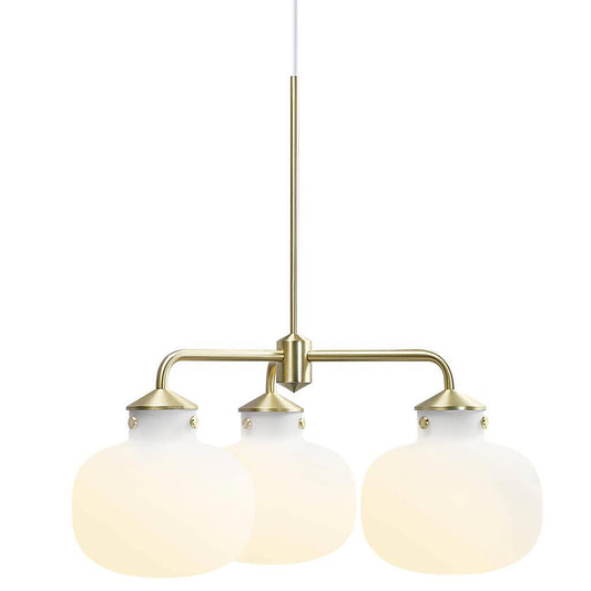 Raito 3-Arm Pendant Brass