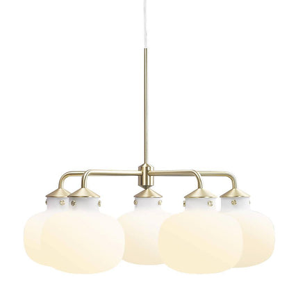 Raito 5-Arm Pendant Brass