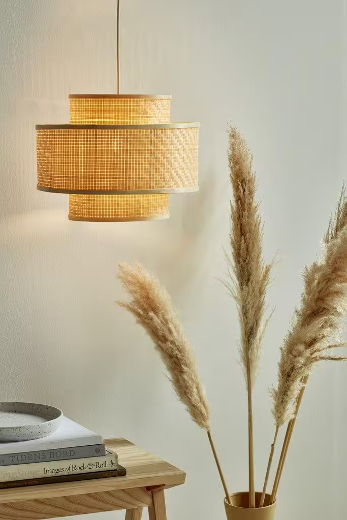 Trinidad Wooden Pendant Natural Brown