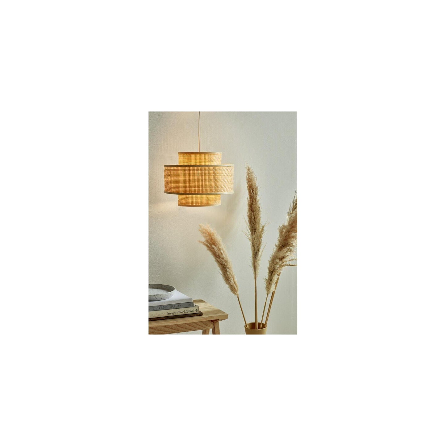 Trinidad Wooden Pendant Natural Brown