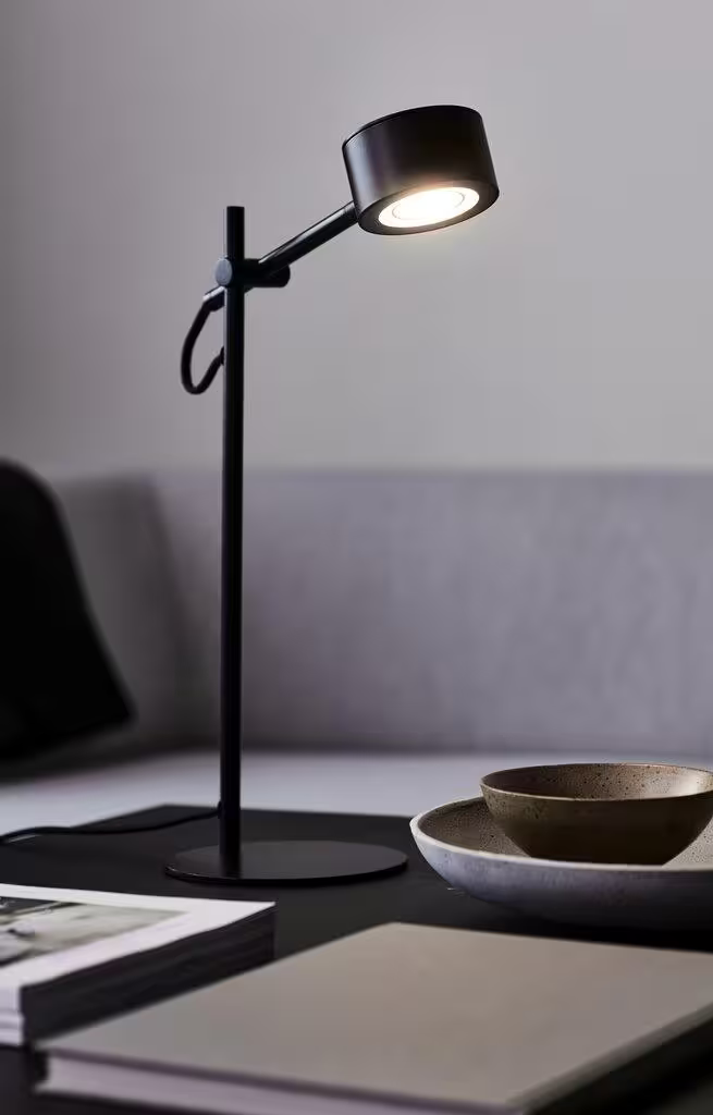 Clyde LED Table Lamp Black
