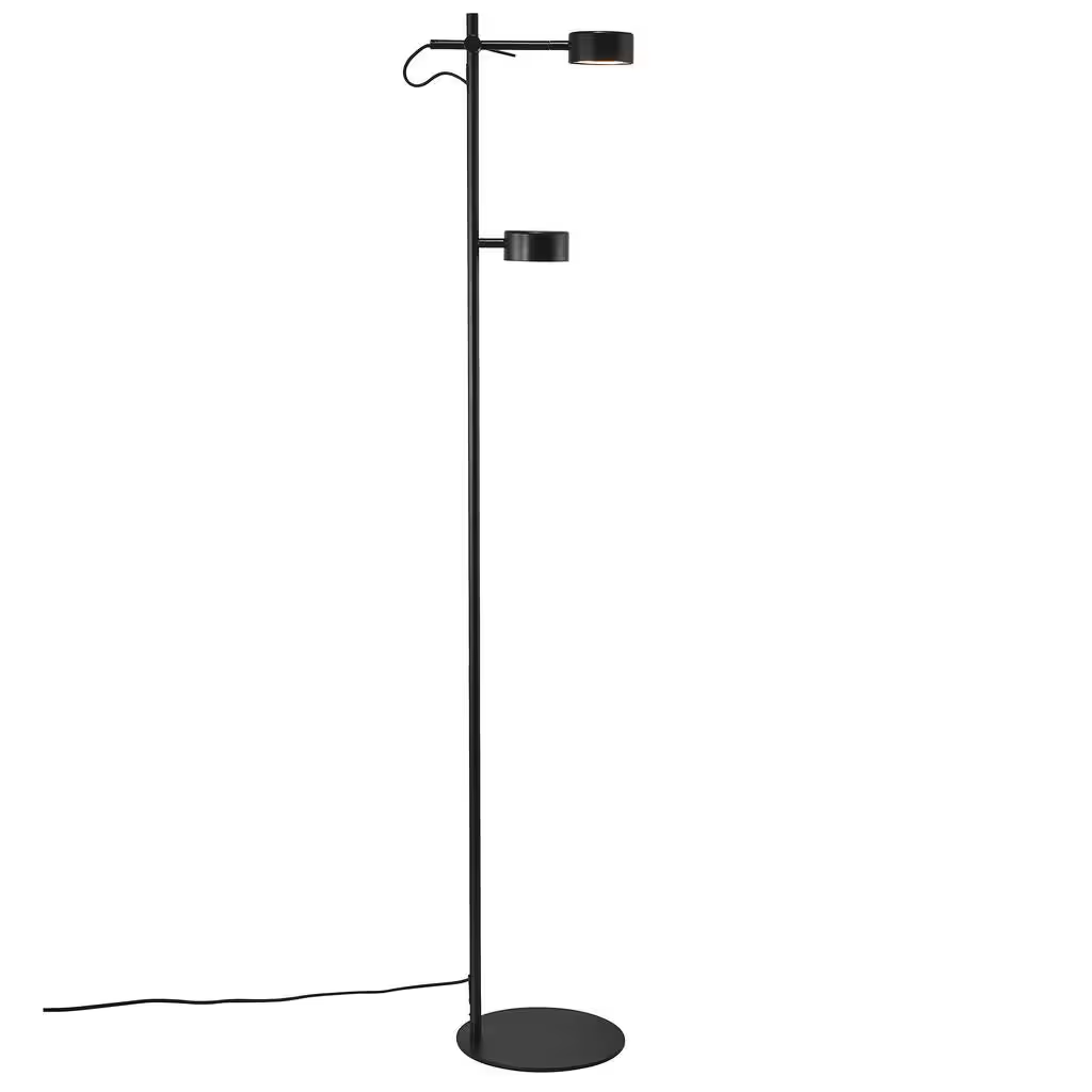 Clyde LED Floor Lamp Black