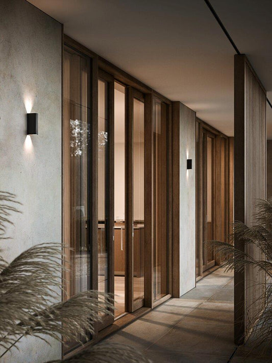Calvi Outdoor Wall Light Black
