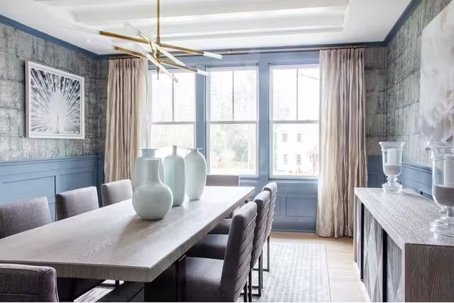 Rousseau Grande Eight Light Articulating Pendant